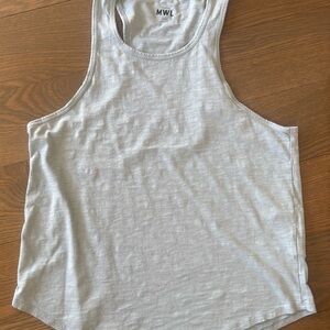 Madewell Light Seafoam Green Women's Large Racerback Tank Top
